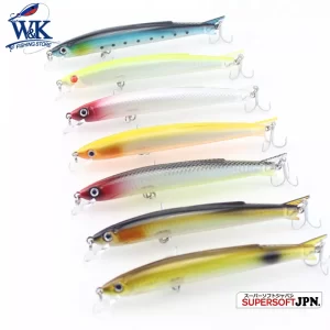 11cm  Floating Minnow Jerkbait 13g Hard Lure Colorful Pesca with Strong Treble Hook for Seabass Hard Bait Inshore Boat Fishing